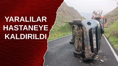 HASANKEYF'TE TRAFİK KAZASI: 3 YARALI