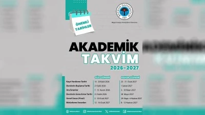 DERS VE SINAV TARİHLERİ NETLEŞTİ