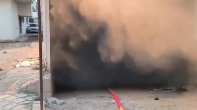 MOBİLYA ATÖLYESİNDE YANGIN