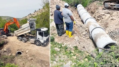 &Ccedil;ATALSU K&Ouml;Y&Uuml;&rsquo;NDE ALTYAPI &Ccedil;ALIŞMASI TAMAMLANDI