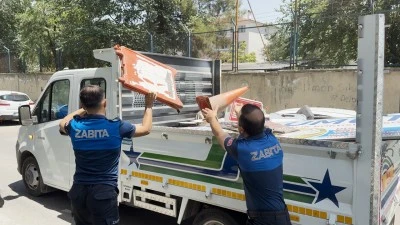 KALDIRIM İŞGALİNE GE&Ccedil;İT YOK, EKİPLER HAREKETE GE&Ccedil;Tİ