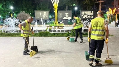 ETKİNLİKLER BİTTİ, EKİPLER SAHAYA &Ccedil;IKTI