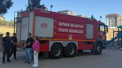 İTFAİYE VE YURT PERSONELİNDEN ORTAK ÇALIŞMA