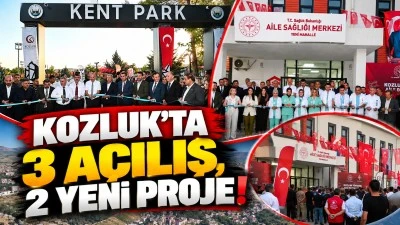 KOZLUK&rsquo;TA 3 A&Ccedil;ILIŞ, 2 YENİ PROJE!