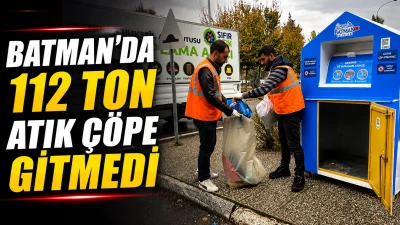 BATMAN&rsquo;DA 112 TON ATIK &Ccedil;&Ouml;PE GİTMEDİ