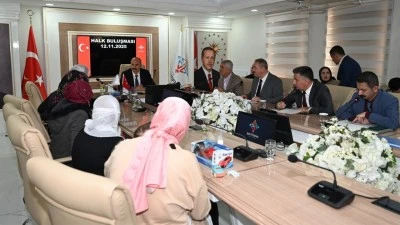 VALİ CANALP HALKIN TALEPLERİNİ DİNLEDİ