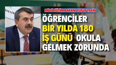BAKAN TEKİN'DEN YAZ TATİLİ AÇIKLAMASI