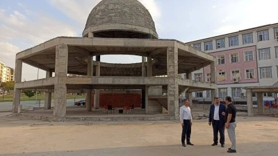 MÜFTÜ DURMUŞ'TAN CAMİ İNŞAATLARINA ZİYARET