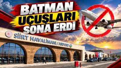 BATMAN U&Ccedil;UŞLARI SONA ERDİ