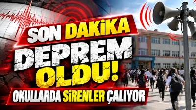 BATMAN&rsquo;DA DEPREM PANİĞİ: &Ouml;ĞRENCİLER OKULDAN &Ccedil;IKARILDI