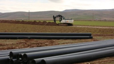 TİLMİS B&Ouml;LGESİ&rsquo;NDE İ&Ccedil;ME SUYU ALTYAPISI G&Uuml;&Ccedil;LENİYOR