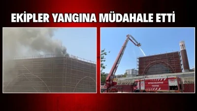 KARDEŞLİK MESCİDİ'NDE YANGIN PANİĞİ