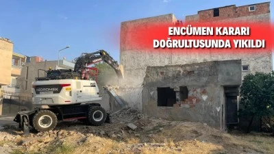 METRUK YAPILAR YIKILDI