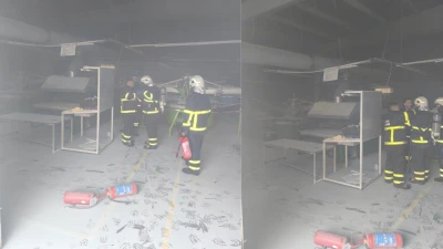 SANAYİDE ALEVLER Y&Uuml;KSELDİ, FACİA KIL PAYI &Ouml;NLENDİ