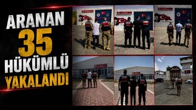 ARANAN 35 H&Uuml;K&Uuml;ML&Uuml; YAKALANDI