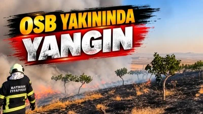 OSB YAKININDA YANGIN