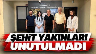 ŞEHİT YAKINLARI UNUTULMADI