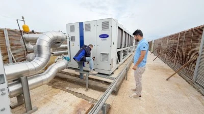 HAVALİMANINDA İKLİMLENDİRME HAMLESİ