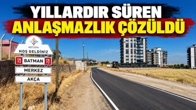 YILLARDIR S&Uuml;REN ANLAŞMAZLIK &Ccedil;&Ouml;Z&Uuml;LD&Uuml;
