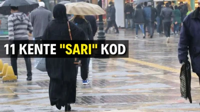 RÜZGAR VE YAĞIŞ UYARISI