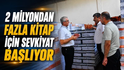 2 MİLYONDAN FAZLA KİTAP İ&Ccedil;İN SEVKİYAT BAŞLIYOR