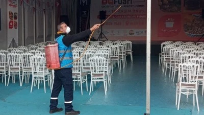 FESTİVAL ALANI DÜZENLİ OLARAK İLAÇLANIYOR