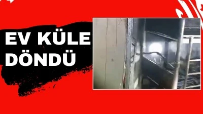 BEŞİRİ&rsquo;DE EV YANGINI KORKUTTU