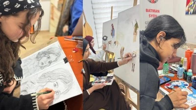 G&Uuml;NEYKENT ADEM&rsquo;DE SANAT KURSLARI S&Uuml;R&Uuml;YOR