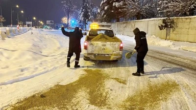 KARLA M&Uuml;CADELEDE 105 TON TUZ VE KUM KULLANILDI