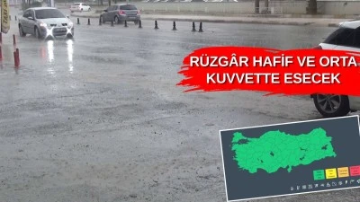 SAĞANAK VE SICAKLIK ARTIŞI UYARISI