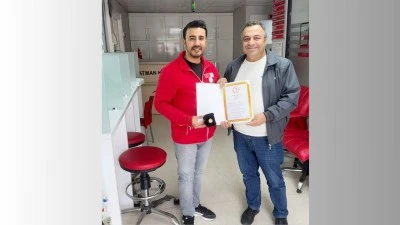 SÖĞÜT’E 50. KAN BAĞIŞI İÇİN ALTIN MADALYA