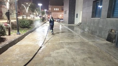 YOĞUNLUK AZALINCA TEMİZLİK BAŞLADI