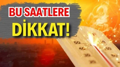 SICAK HAVA DALGASI DEVAM EDECEK