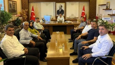 AK PARTİ HEYETİNDEN  KOZLUK KAYMAKAMINA ZİYARET