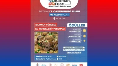 3. GASTRONOMİ FUARI’NDA LEZZET YARIŞI BAŞLIYOR