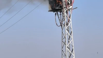 KUM OCAĞI YAKININDA YANGIN