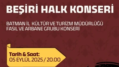 “5 İLÇEDE 5 KONSER”İN SIRADAKİ DURAĞI BEŞİRİ