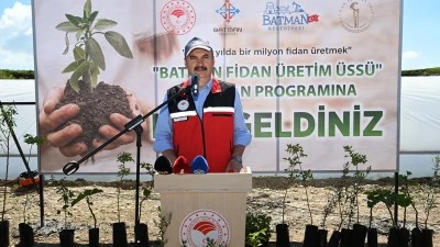 YILDA 1 MİLYON FİDAN: BATMAN&rsquo;DA DEV PROJE BAŞLADI