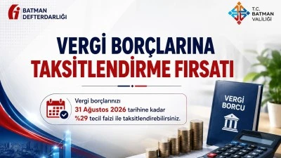 VERGİ BORCU OLANLARA FIRSAT