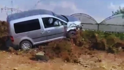 BALPINAR GİRİŞİNDE KAZA