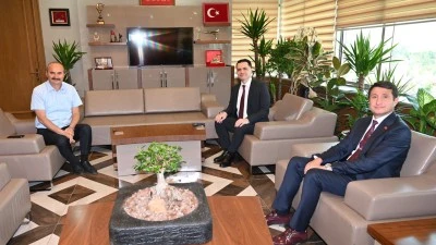 VALİ CANALP'TEN BAŞSAVCI ARIDURU'NA HAYIRLI OLSUN ZİYARETİ