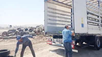 50 TIRLIK ATIK LASTİK D&Ouml;N&Uuml;ŞT&Uuml;R&Uuml;LD&Uuml;