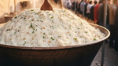 BUGÜN FUARDA GÖNÜLLÜ PİRİNÇ PİLAVI İKRAM EDİLECEK