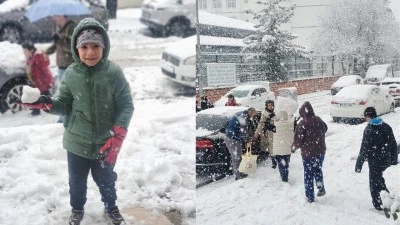 KAR HEM SEVİNDİRDİ HEM ZORLADI