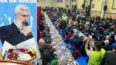 ALPARSLAN KUYTUL, BATMAN'DA İFTARA KATILDI