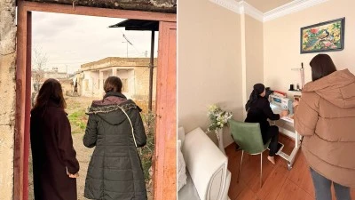 HANE ZİYARETLERİYLE YERİNDE &Ccedil;&Ouml;Z&Uuml;M