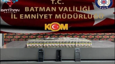 HASANKEYF’TE KAÇAK SİGARA VE ALKOL OPERASYONU