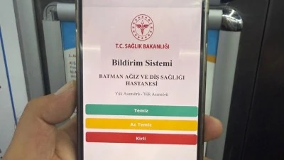 HASTANELERDE QR KODLA TEMİZLİK TAKİBİ