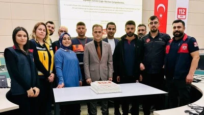  HAYAT KURTARAN NUMARA İ&Ccedil;İN PASTA KESİLDİ