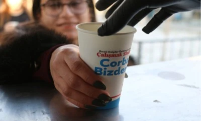 İFTARA YETİŞEMEYENLERE &Uuml;CRETSİZ &Ccedil;ORBA